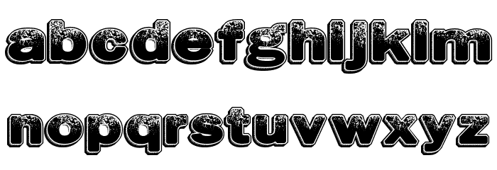DustyHotels Font LOWERCASE