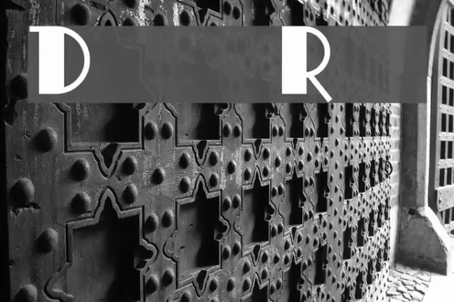 DustyRose Font examples