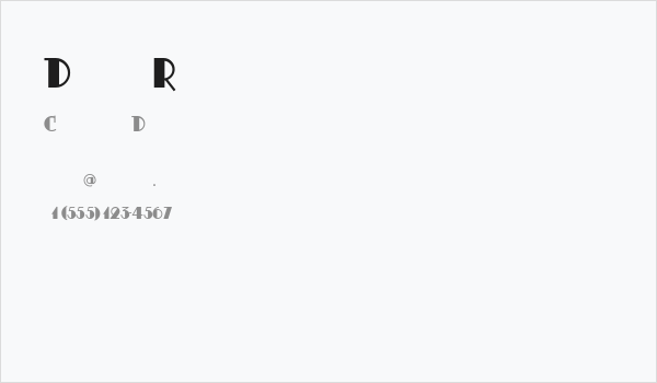 DustyRose Business Card