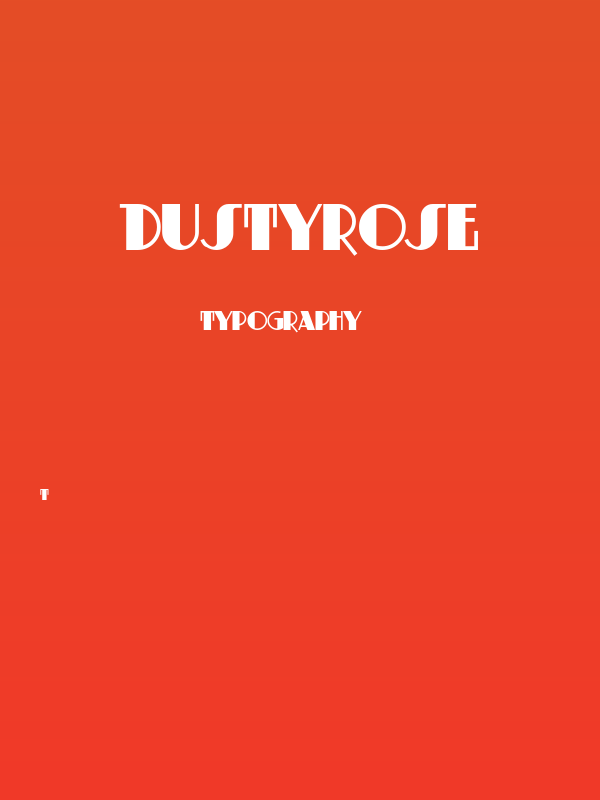 DustyRose Poster
