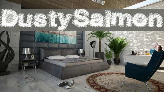 DustySalmon Font examples