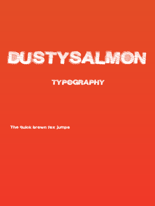 DustySalmon Poster