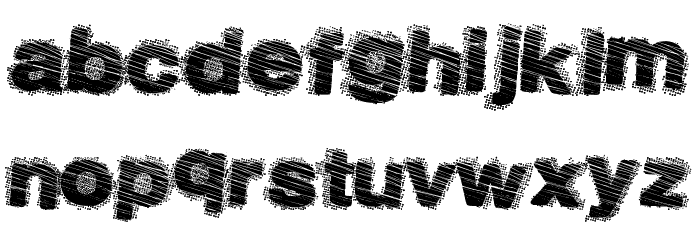 DustySalmon Font LOWERCASE