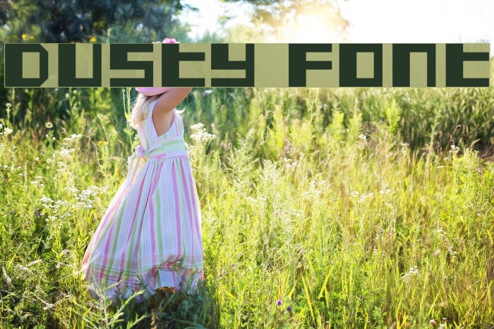 Dusty Font examples
