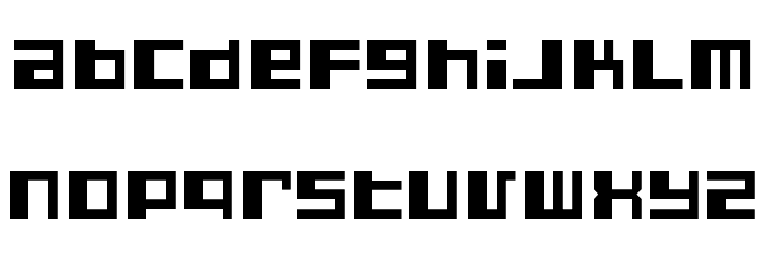 Dusty Font LOWERCASE