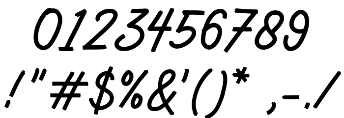 DustylandDemo Font OTHER CHARS