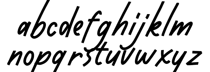 DustylandDemo Font LOWERCASE