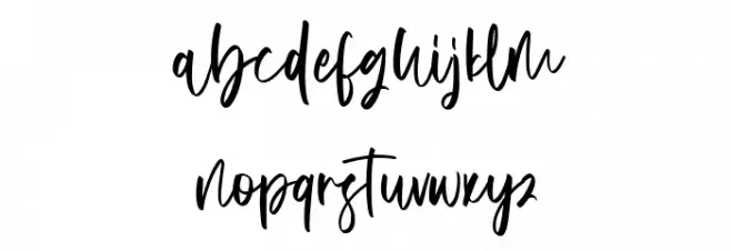 Dutalisa Joily फ़ॉन्ट लोअरकेस