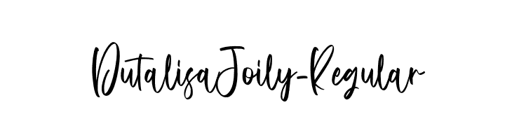 DutalisaJoily-Regular  Frei Schriftart Herunterladen