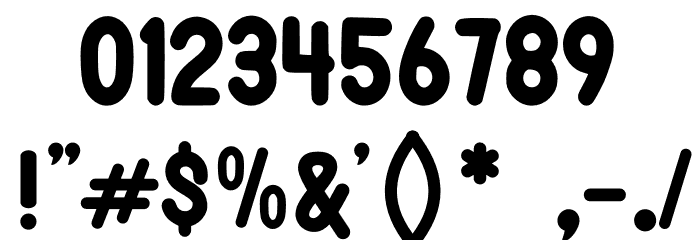 Dutch Croquettes Font OTHER CHARS