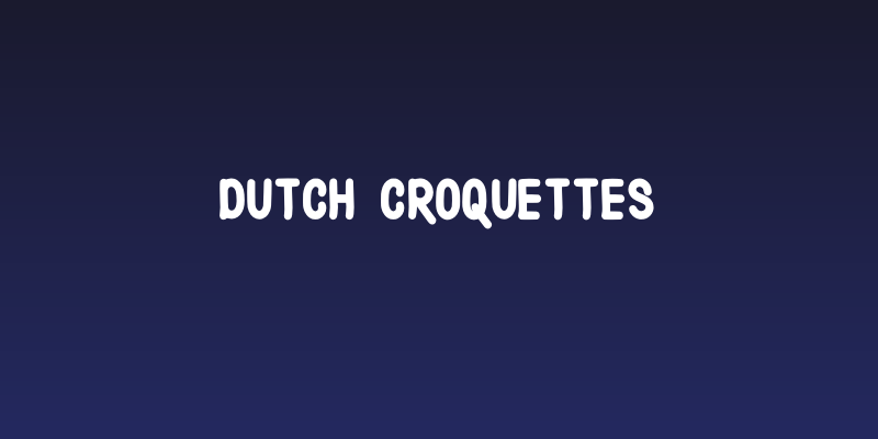 Dutch Croquettes Social Header