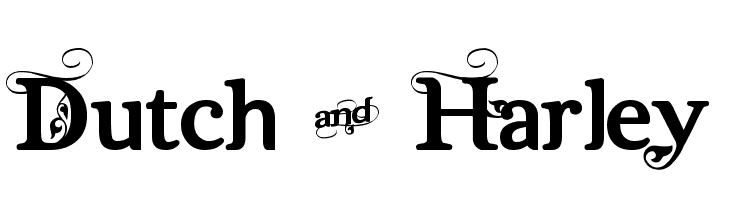 Dutch & Harley  フリーフォントのダウンロード