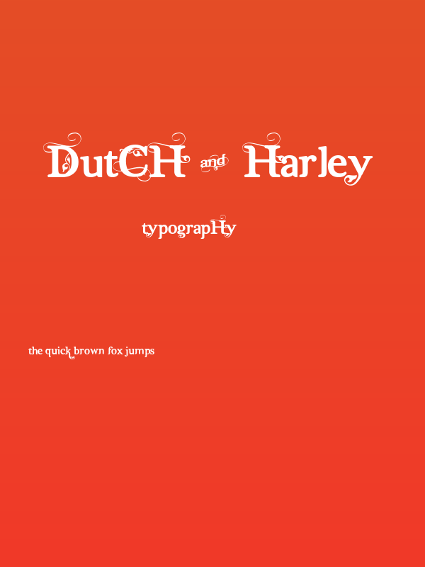 Dutch & Harley Poster
