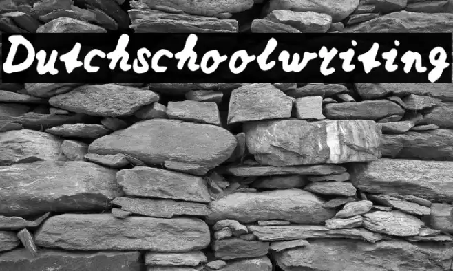 Dutchschoolwriting Example 3