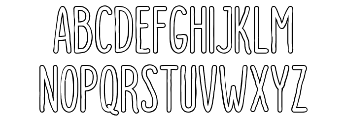 Dutchy Free Outline Font OTHER CHARS
