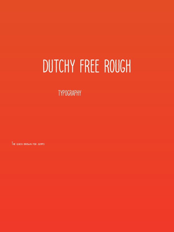 Dutchy Free Rough Poster