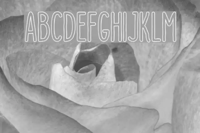 DutchyFree-Outline Font examples