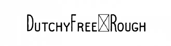 DutchyFree-Rough  تنزيل الخطوط