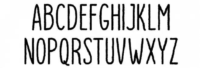 DutchyFree-Rough Шрифта ВЕРХНИЙ