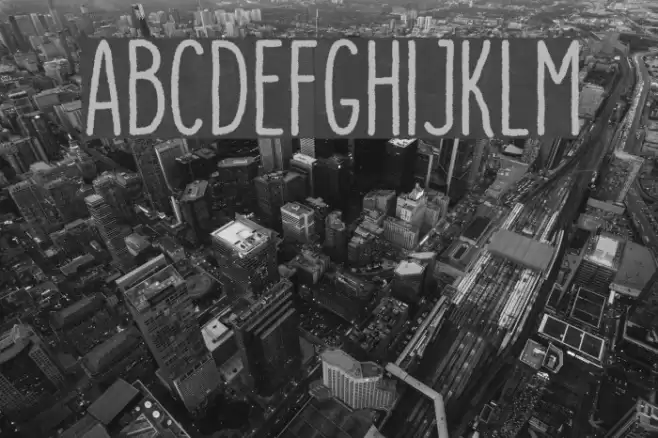 DutchyFree-Rough Font examples