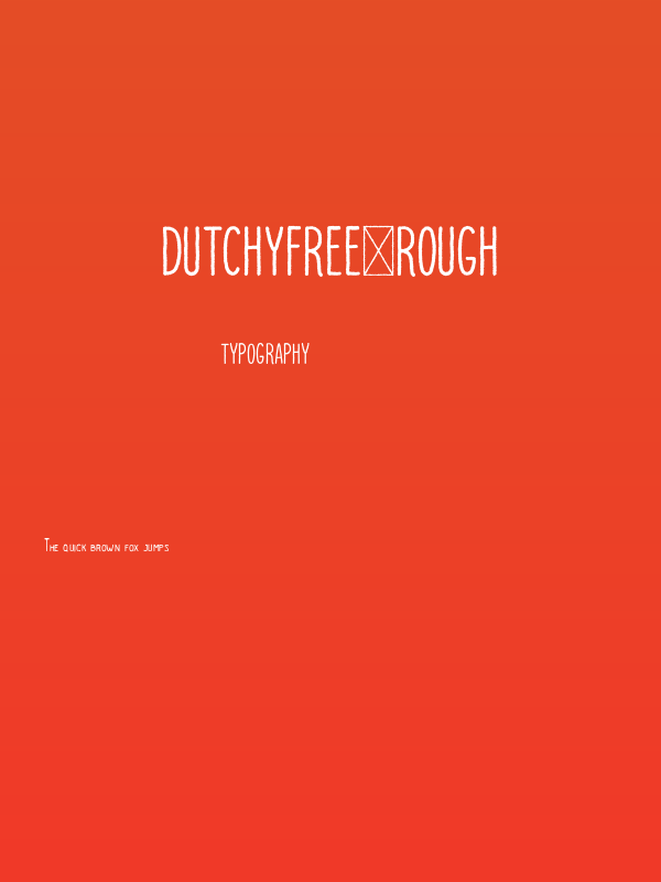 DutchyFree-Rough Poster