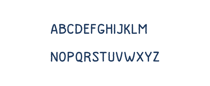 DutchyFree-Rough Lowercase