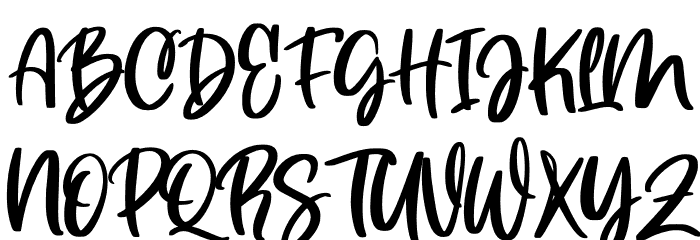 Duty Beauty Demo Font UPPERCASE