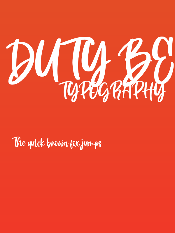 Duty Beauty Demo Poster