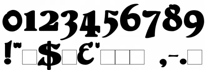 Duvall Bold Caratteri ALTRI CARATTERI