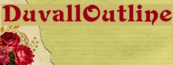 DuvallOutline Font examples