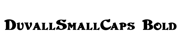 DuvallSmallCaps Bold Font