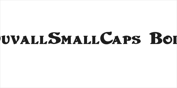 DuvallSmallCaps Bold Logo