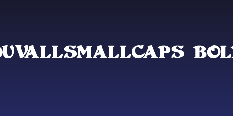 DuvallSmallCaps Bold Social Header