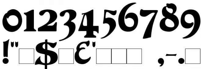 DuvallSmallCaps Font OTHER CHARS