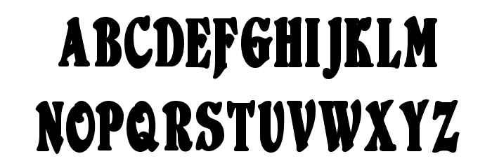 DuvallSmallCapsCondensed Bold Font LOWERCASE