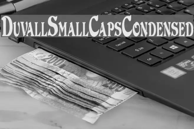 DuvallSmallCapsCondensed Example 1