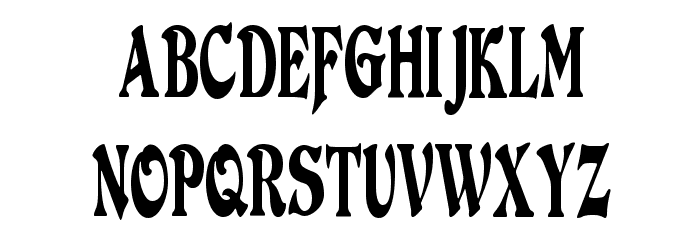 DuvallSmallCapsCondensed Font LOWERCASE