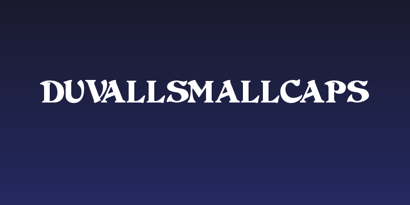 DuvallSmallCaps Social Header
