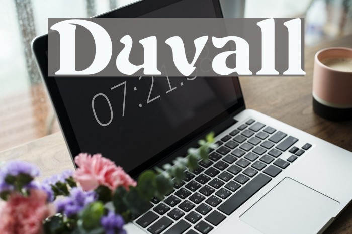 Duvall لخطوط تنزيل examples