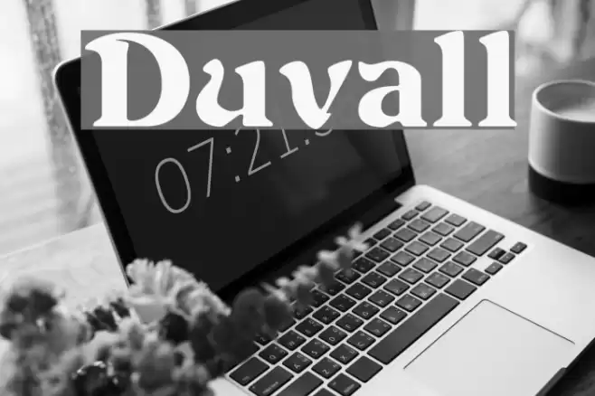 Duvall خط examples
