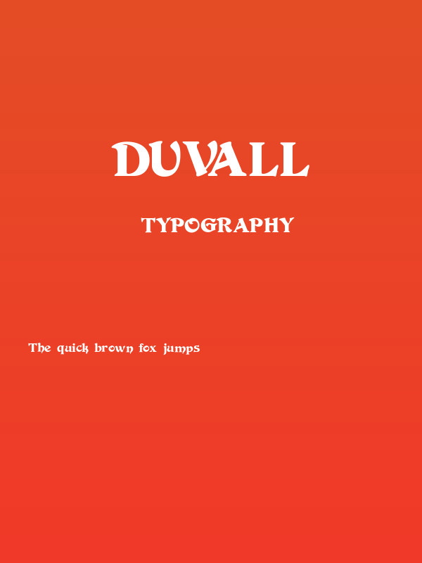 Duvall Poster