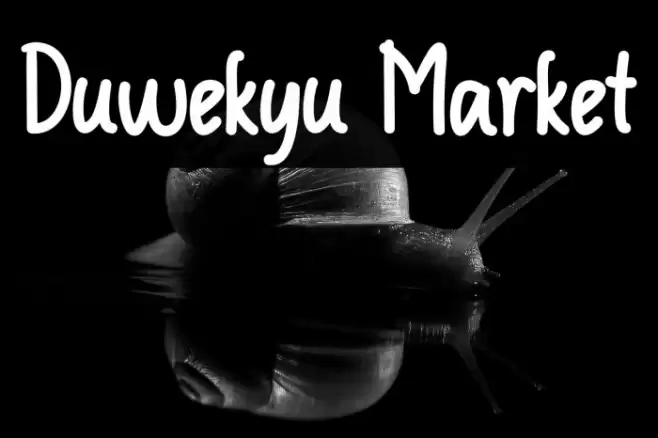 Duwekyu Market Font examples