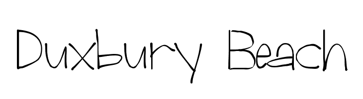 Duxbury Beach  免费字体下载