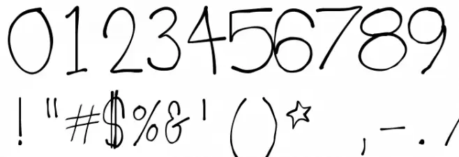 Duxbury Beach Font OTHER CHARS