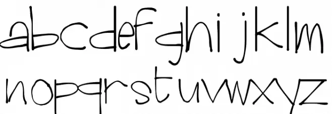 Duxbury Beach Caratteri MINUSCOLO