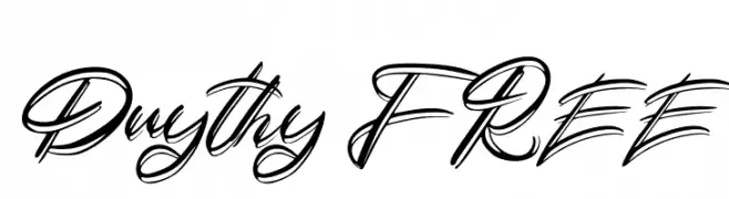Duythy FREE  Free Fonts Download