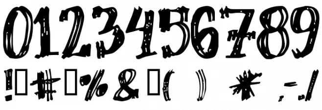 dUBBEL Font OTHER CHARS