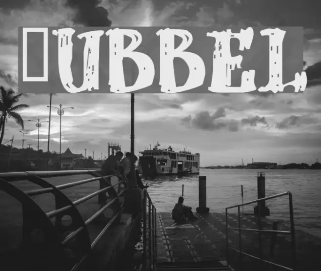 dUBBEL Font examples