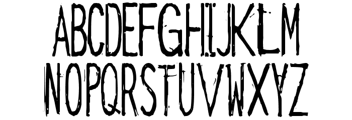 dubbed Font LOWERCASE