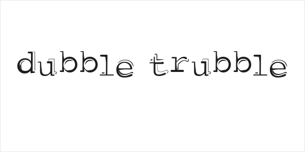 dubble trubble Logo